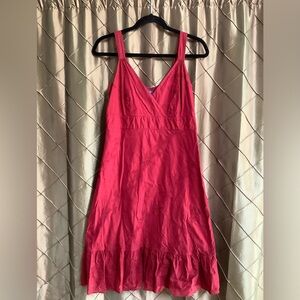 EUC- Gap 100% Cotton Surplice Embroidered Sundress